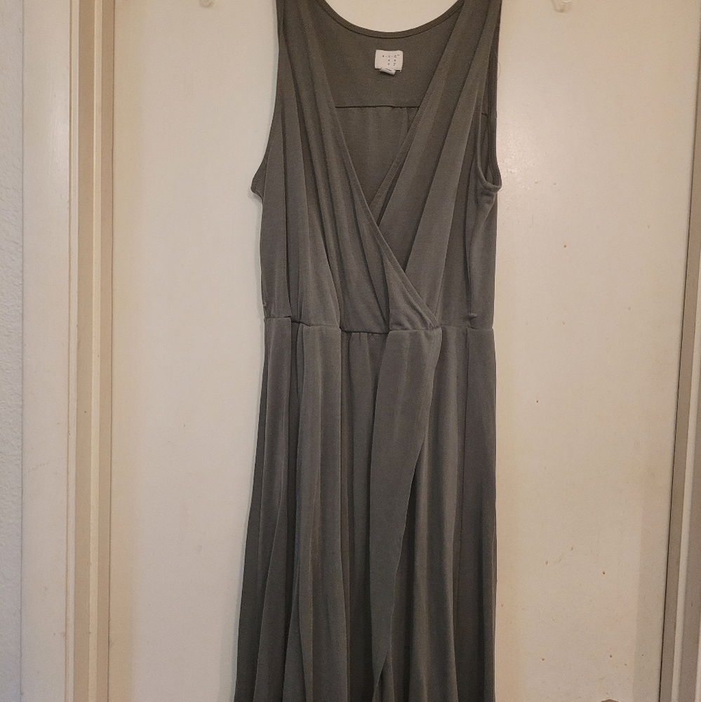 Casual light green/sage sleeveless dress, size medium, from A New Dsy